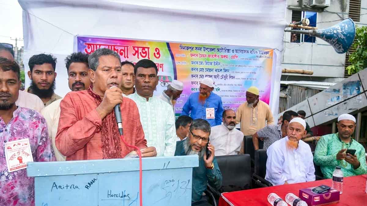 চাঁদাবাজি ও মাদকের বিরুদ্ধে আন্দোলনের ডাক সৈয়দ জাহাঙ্গীরের