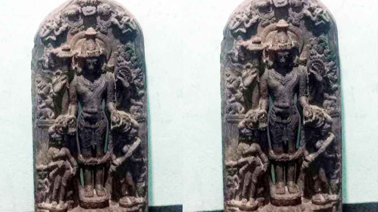 কষ্টিপাথরের মূর্তি পাচারকালে গ্রেফতার ১