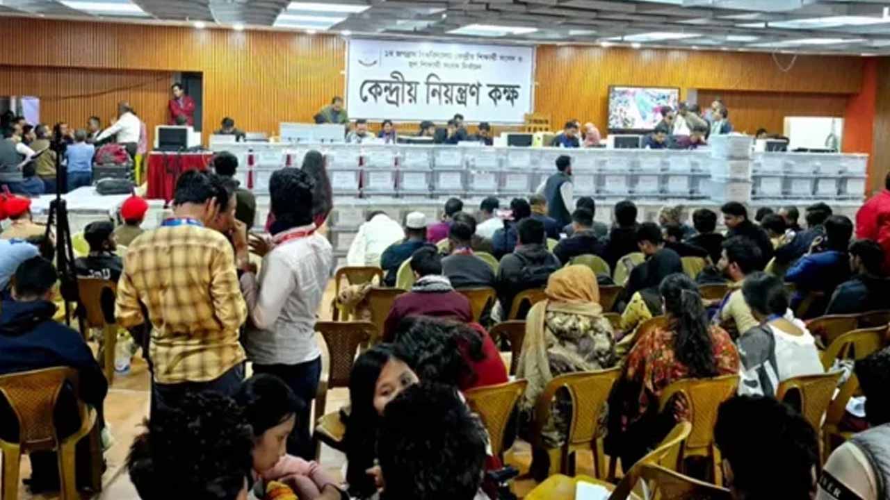 জকসু নির্বাচনে ১৮ কেন্দ্রের ফল প্রকাশ, কোন পদে কে এগিয়ে