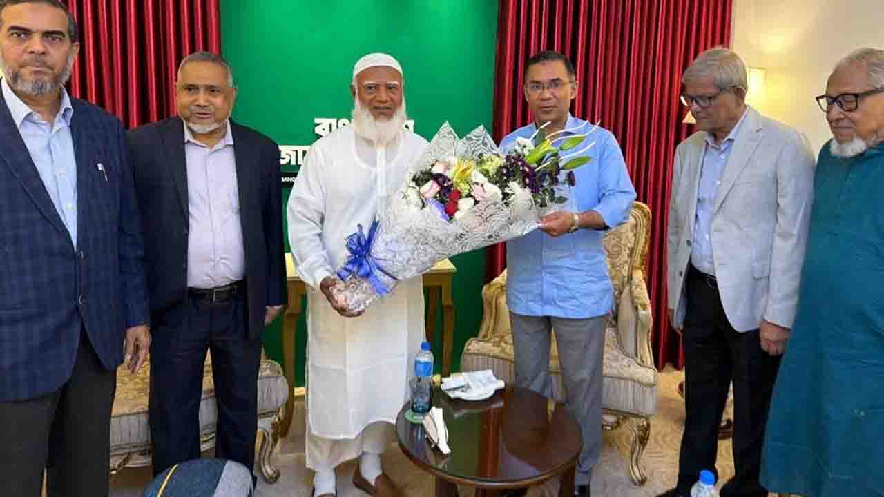 জামায়াত আমিরের বাসায় তারেক রহমান