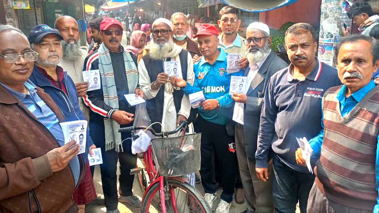দিনাজপুর সদরে ধানের শীষের পক্ষে রাহবার কবির পিয়ালের গণসংযোগ