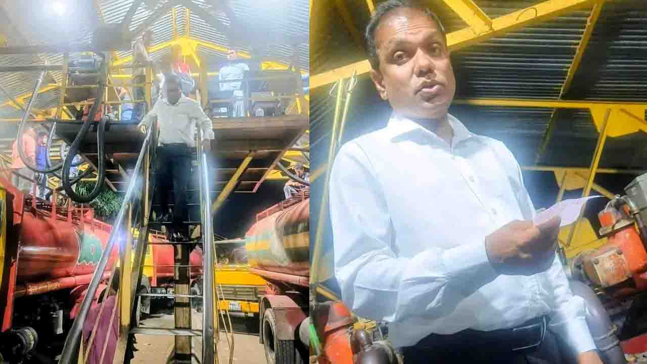 পার্বতীপুরে তেল ডিপো পরিদর্শন করলেন জেলা প্রশাসক