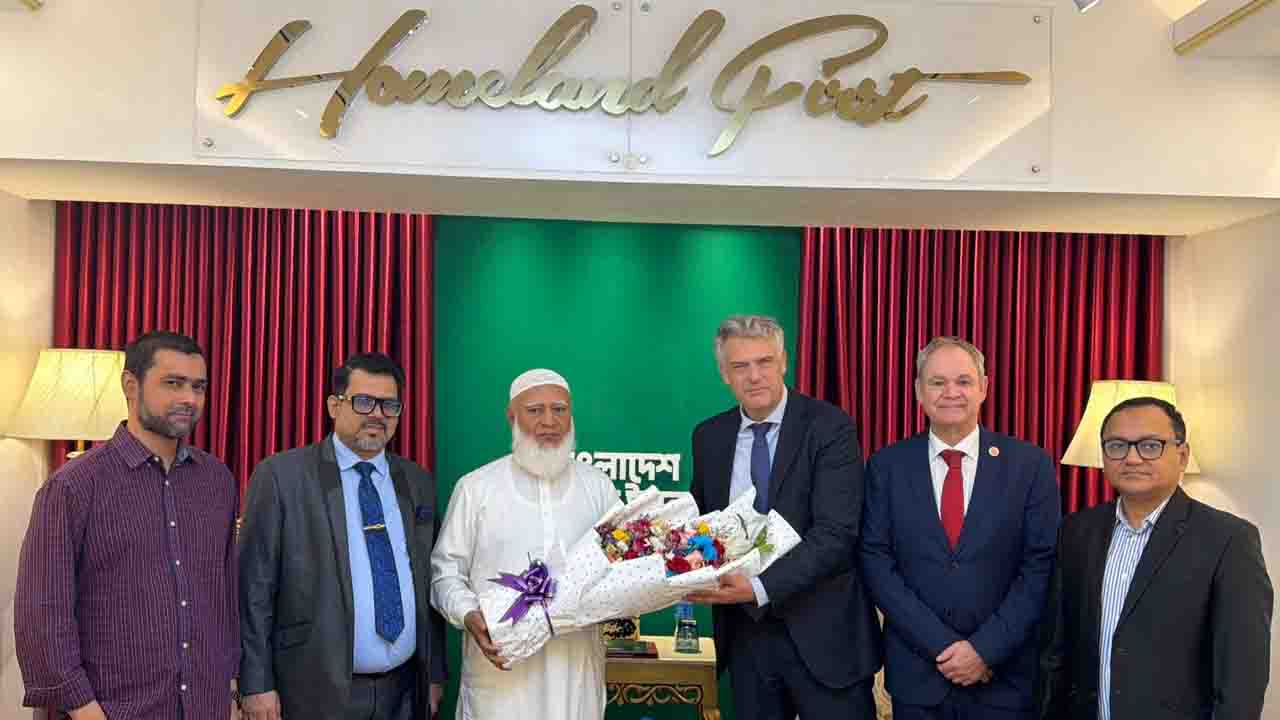 নেদারল্যান্ডসের রাষ্ট্রদূতের সঙ্গে জামায়াত আমিরের সৌজন্য সাক্ষাৎ