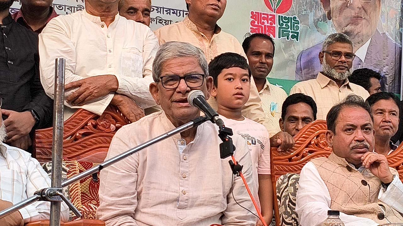 অস্থিরতা সৃষ্টি করছে যারা, তারা নির্বাচিত হতে পারবে না‍‍`মির্জা ফখরুল
