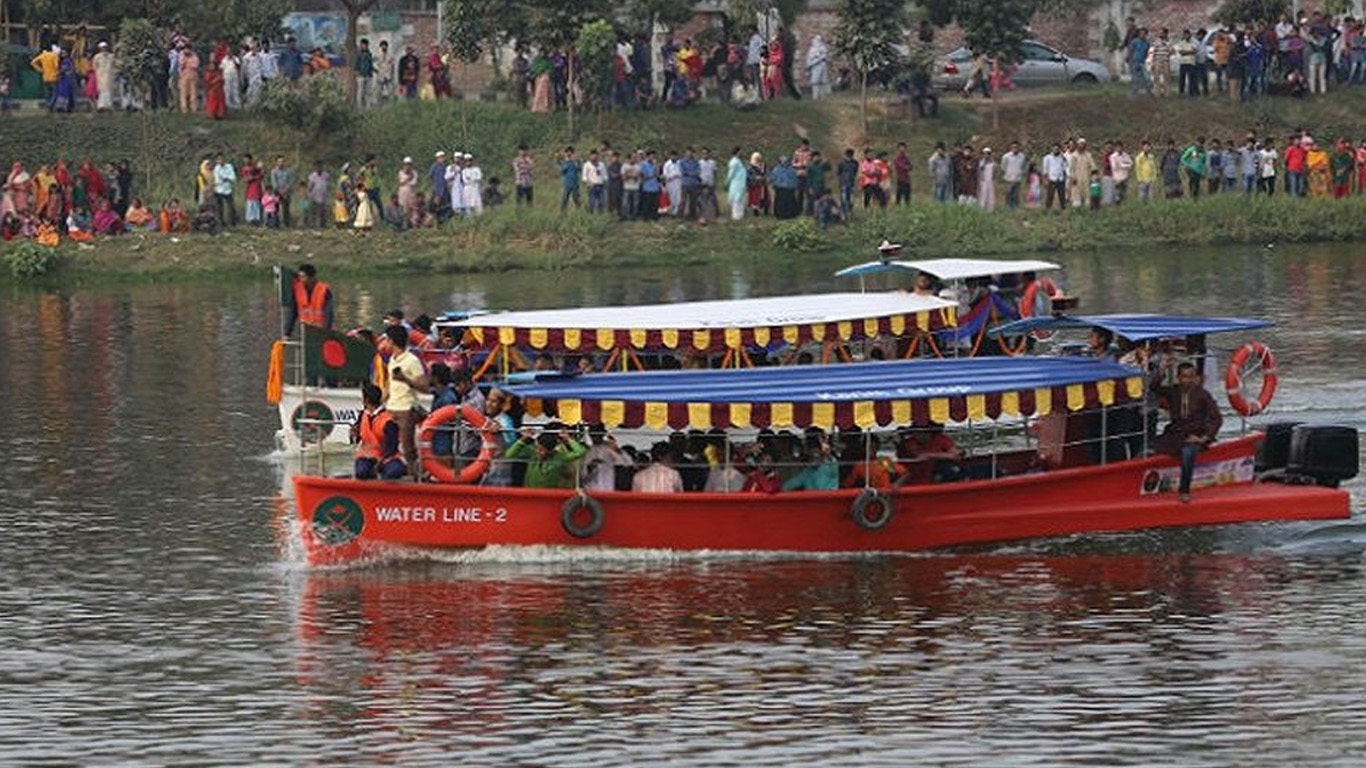 হাতিরঝিলের ওয়াটার ট্যাক্সি বন্ধ, ভোগান্তিতে যাত্রীরা