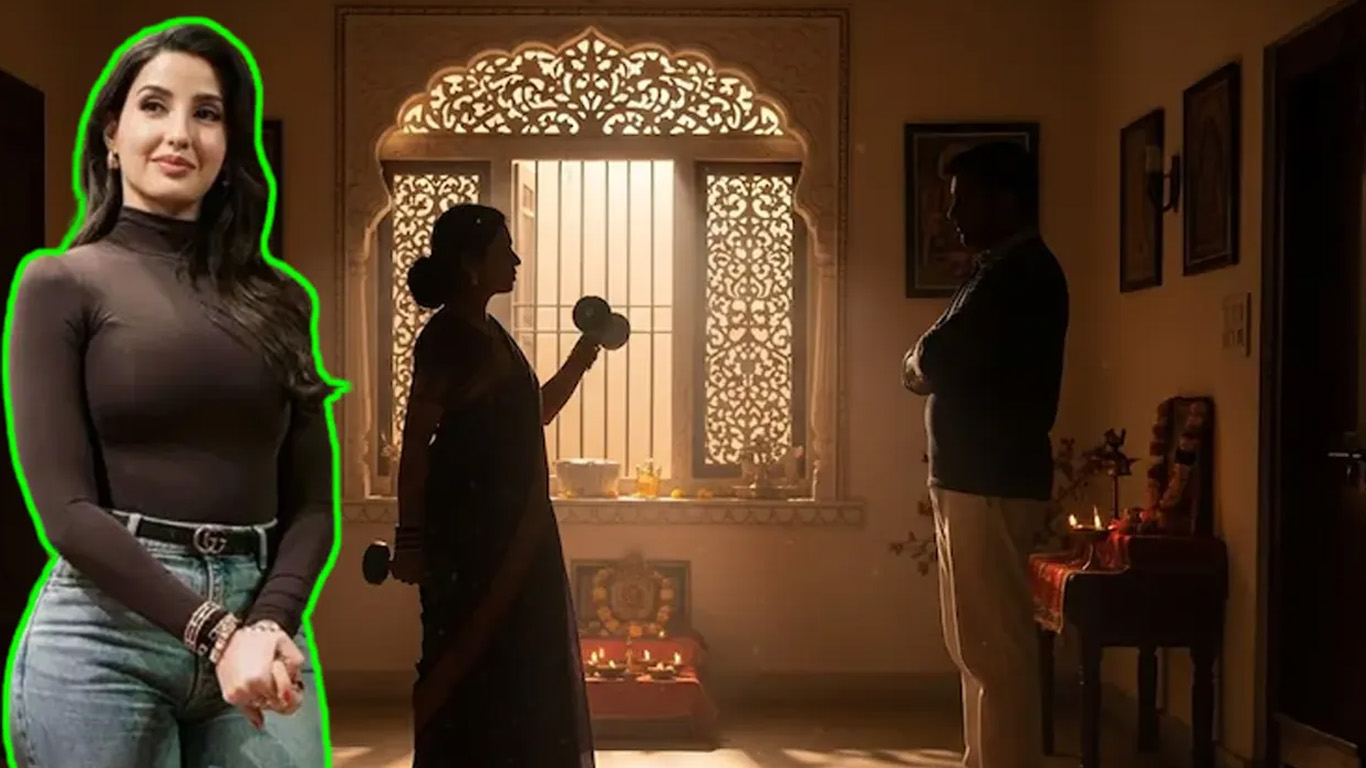 নোরা ফাতেহির মতো হতে স্ত্রীকে না খাইয়ে ব্যায়াম করাতেন স্বামী