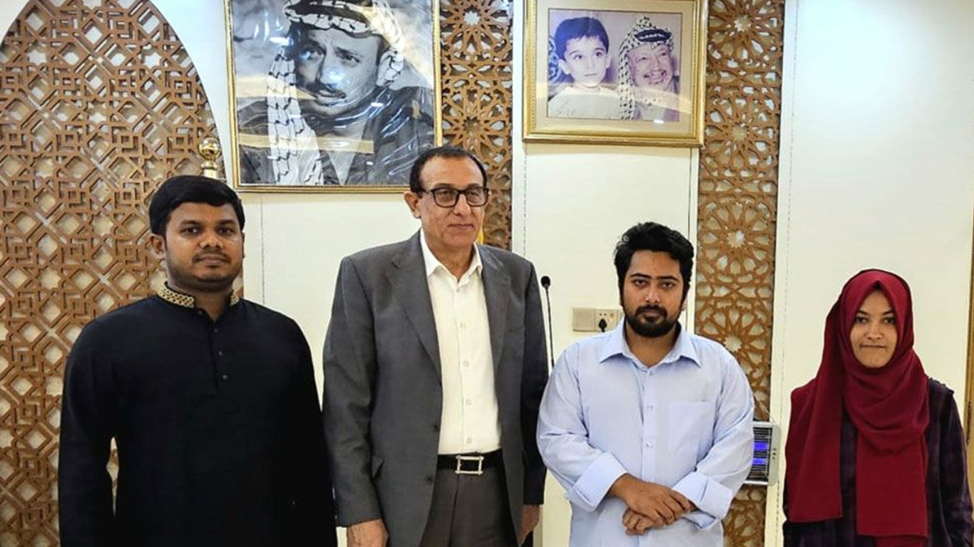 ফিলিস্তিনের রাষ্ট্রদূতের সঙ্গে এনসিপি নেতাদের সাক্ষাৎ