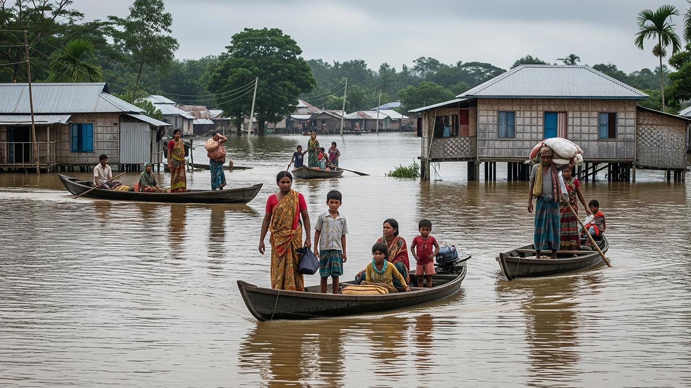 ৩০ জেলায় বড় ধরনের বন্যার আভাস
