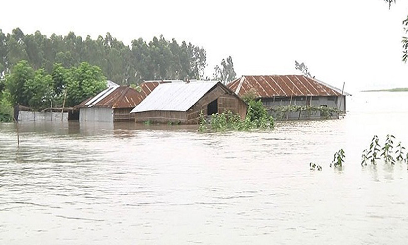 শক্তিশালী বৃষ্টিবলয় ‍‍`ঈশান‍‍`-এর প্রভাবে ১০ জেলায় বন্যার পূর্বাভাস।