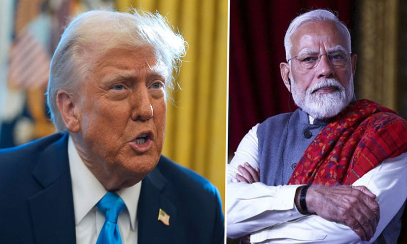 ট্রাম্পের শুল্ক হুমকিকে ‍‍`অযৌক্তিক‍‍` বলল ভারতের পররাষ্ট্র মন্ত্রণালয়।