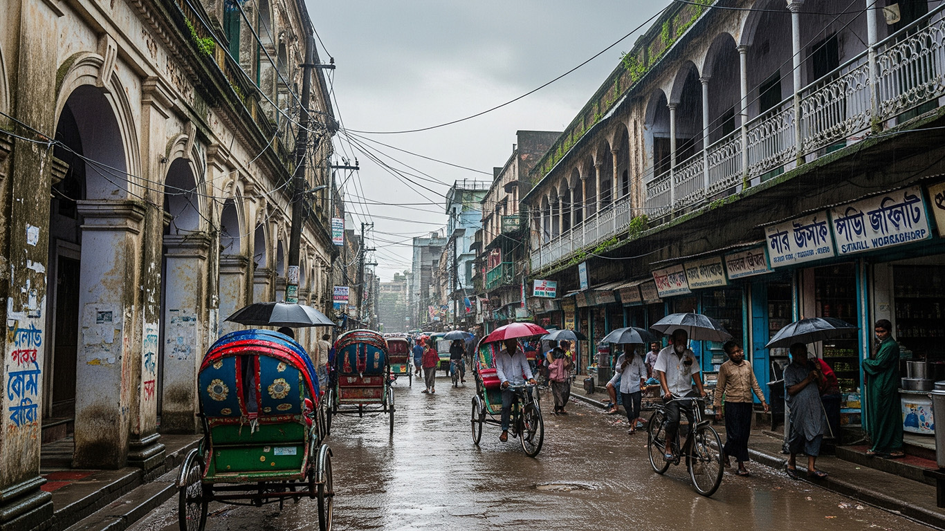 রাতের মধ্যে ঢাকায় মাঝারি বৃষ্টির আভাস, তাপমাত্রা কমবে