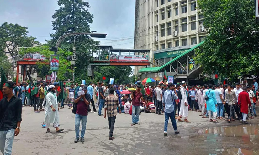 শাহবাগ অবরোধ জুলাই যোদ্ধাদের