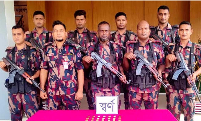 মহেশপুর সীমান্তে ৬ কোটি টাকার ৩১টি সোনারবার উদ্ধার