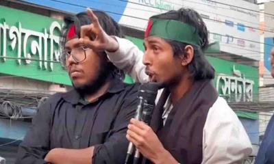 ভারতের হাইকমিশনের ইট খুলে নেওয়ার হুঁশিয়ারি ডাকসু নেতার