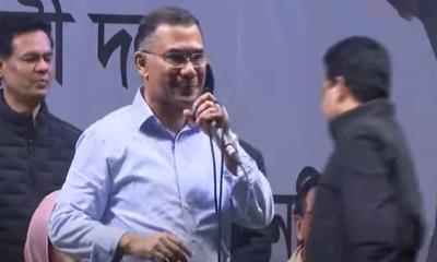 সুশাসন ও কর্মসংস্থানের জন্য ধানের শীষে ভোট দিন: তারেক রহমান