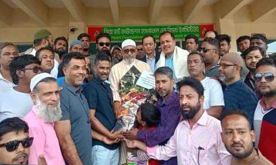 দিনাজপুর ৪ আসনের নবনির্বাচিত এমপিকে স্বেচ্ছাসেবক দলের শুভেচ্ছা