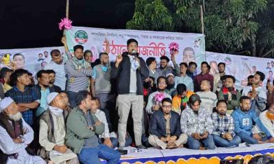 প্রয়োজনে ৩০০ ভোট পাব তবু চাঁদাবাজদের কাছে মাথানত করব না: হাসনাত