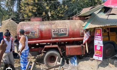 পার্বতীপুরে তেল চুরির মহোৎসব: ৪ সড়কে মিলল অবৈধ দোকান