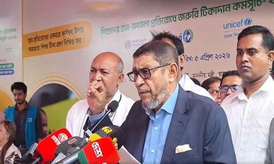 হামের ভয়াবহতা করোনার চেয়ে কম নয়: স্বাস্থ্যমন্ত্রী