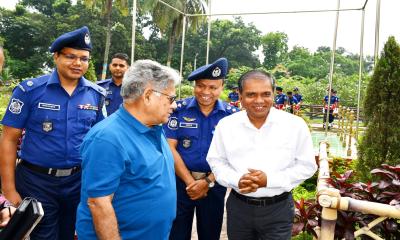 দিনাজপুর সফরে নৌ ও শ্রম উপদেষ্টা ড. সাখাওয়াত হোসেন