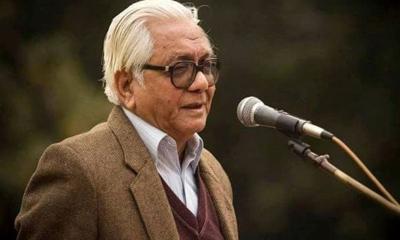 বদরুদ্দীন উমরকে শ্রদ্ধা জানাতে শহীদ মিনারে লাশ