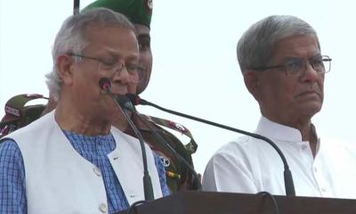 জুলাই ঘোষণাপত্র প্রকাশ করলেন প্রধান উপদেষ্টা