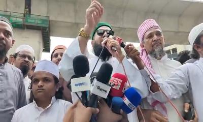 ঐতিহাসিক শাপলা চত্ত্বরে বক্তব্য দিলেন ড. এনায়েতুল্লাহ আব্বাসী