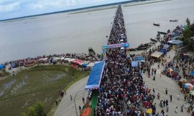গাইবান্ধায় বহুল প্রত্যাশিত মওলানা ভাসানী সেতু উদ্বোধন