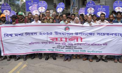 বিশ্ব মশা দিবসে ডিএনসিসির সচেতনতামূলক র‍্যালি