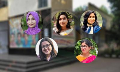 ডাকসুতে ফিরছে নারী নেতৃত্ব: ভিপি-জিএস-এজিএস পদে পাঁচ সাহসী মুখ