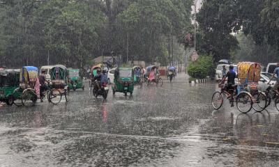 ঢাকায় ২৪ ঘণ্টায় ৬২ মিমি বৃষ্টি: