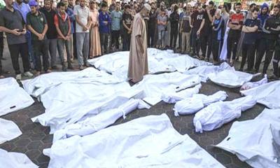 গাজায় ইসরায়েলি হামলায় একদিনে নিহত আরও ৯৮ ফিলিস্তিনি