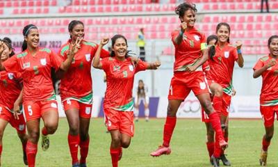ফিফা র‌্যাঙ্কিংয়ে ইতিহাস গড়া বাংলাদেশের নারী দলের