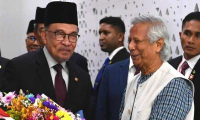আনোয়ার ইব্রাহিমের আমন্ত্রণে মালয়েশিয়া যাচ্ছেন প্রধান উপদেষ্টা