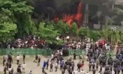 উত্তরায় শিক্ষাপ্রতিষ্ঠানে প্রশিক্ষণ বিমান বিধ্বস্ত: নিহত ১, দগ্ধ ২৭, শতাধিক শিক্ষার্থী ছিল ভবনে