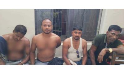 ডাকাতির প্রস্তুতিকালে যশোর থেকে যুবদলের চার কর্মী গ্রেফতার
