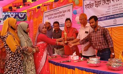 সাঘাটায় পুষ্টি মেলা অনুষ্ঠিত, গ্রামীণ জনগণের পুষ্টি সচেতনতা বৃদ্ধি