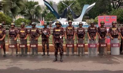 নববর্ষে ঢাকার নিরাপত্তায় ২০ প্লাটুন বিজিবি মোতায়েন