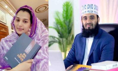 আজহারিকে ধন্যবাদ জানিয়ে যা লিখলেন চিত্রনায়িকা বর্ষা