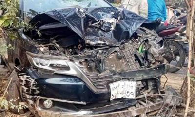 বিরলে প্রাইভেট কারের ধাক্কায় শিশুসহ নিহত ২