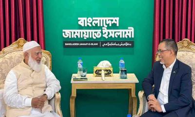 জামায়াতের আমিরের সঙ্গে সাক্ষাৎ করলেন ব্রুনাইয়ের হাইকমিশনার
