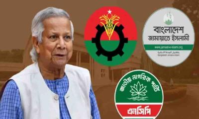 তিন দলের সঙ্গে বৈঠক করলেন প্রধান উপদেষ্টা