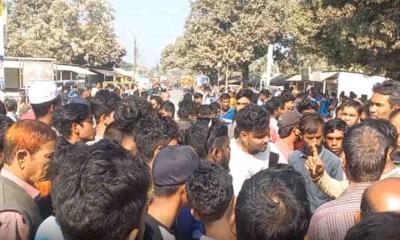 পঞ্চগড়ে ট্রাকচাপায় মোটরসাইকেল আরোহী স্ত্রীর মর্মান্তিক মৃত্যু