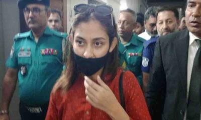 আত্মসমর্পণ করে জামিন পেলেন মেহজাবীন চৌধুরী