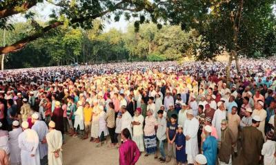 সড়ক দুর্ঘটনায় নিহত জামায়াত নেতা মকবুল মুন্সীর জানাজা সম্পন্ন