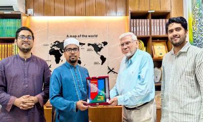 শিবির সভাপতির সঙ্গে পাকিস্তান জামায়াত নেতার সাক্ষাৎ