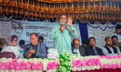 রামপুর বাজারে বিএনপির নির্বাচনী জনসভা