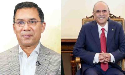 তারেক রহমানকে অভিনন্দন জানালেন পাকিস্তানের প্রেসিডেন্ট