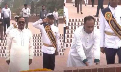 জাতীয় স্মৃতিসৌধে স্পিকার ও ডেপুটি স্পিকারের শ্রদ্ধা নিবেদন