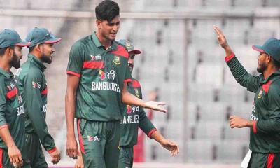 পাকিস্তানকে ২৭৪ রানে থামাল বাংলাদেশ